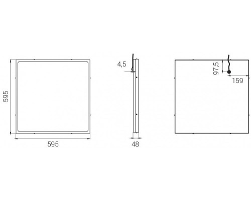 Diora Office IP65 38/4900 prism 4K, 5К, 6К A